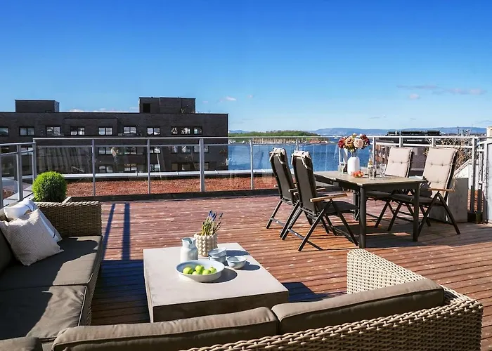 112 Sqm Penthouse With An Omg Fjord View Daire